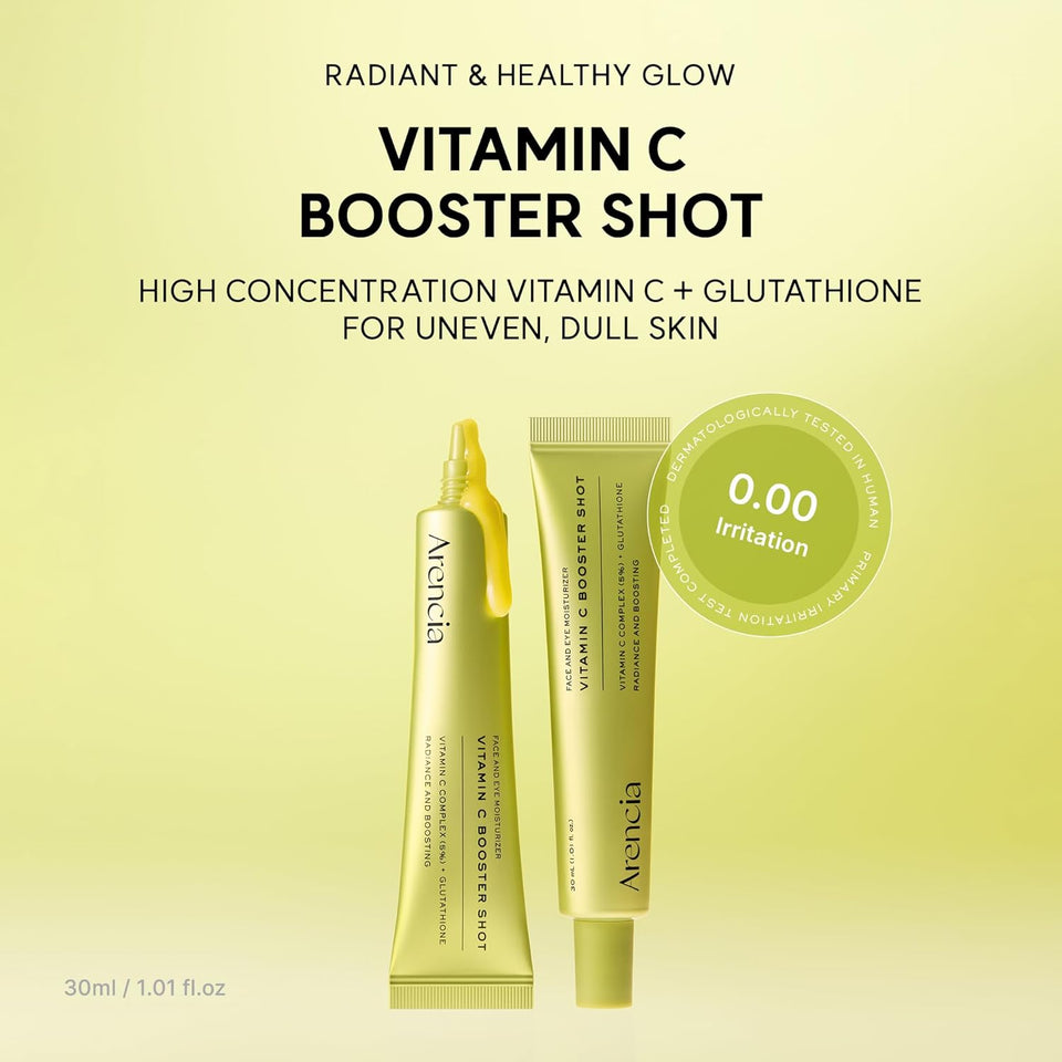 Arencia Vitamin C Booster Shot Serum with Glutathione & Niacinamide, 30ml