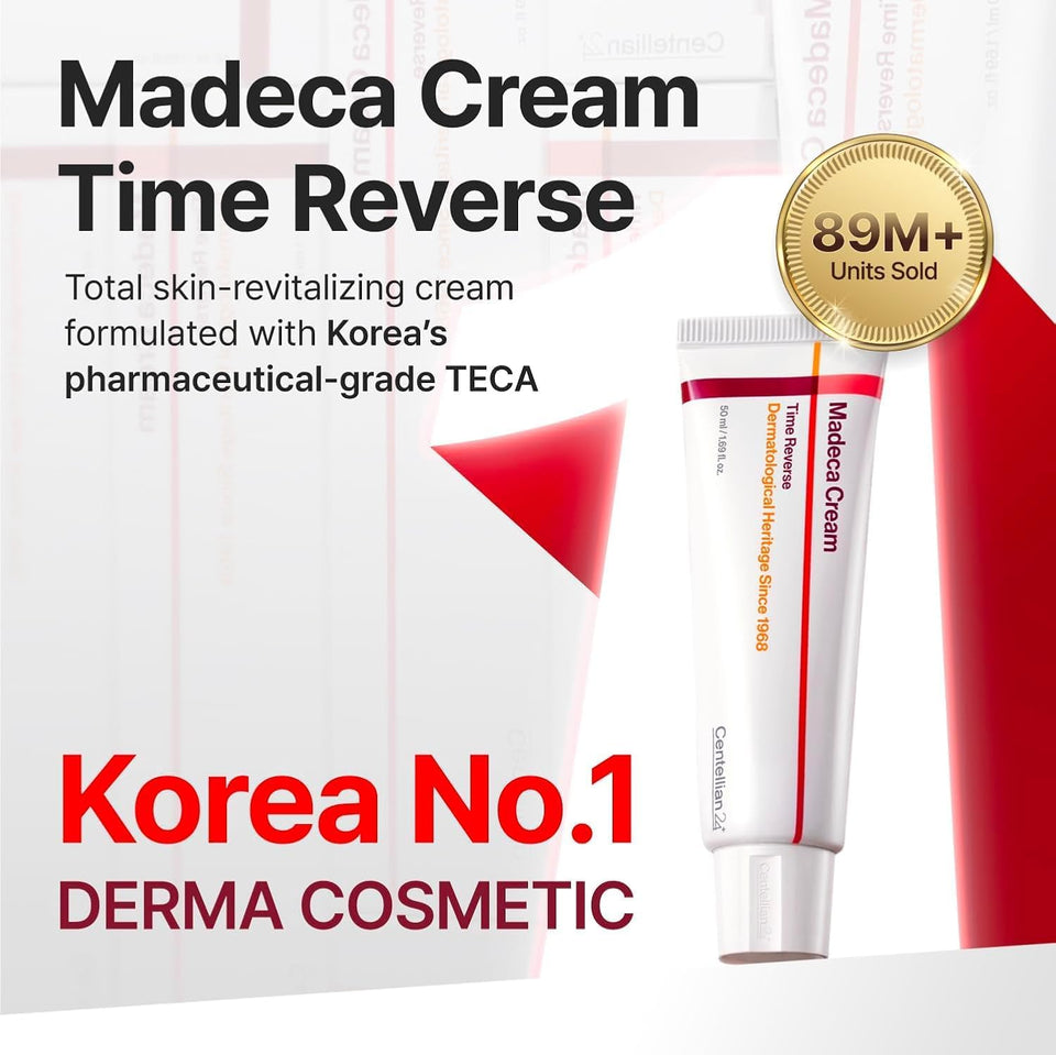 CENTELLIAN 24 Madeca Time Reverse Cream 50ml – Firming & Wrinkle Care Moisturiser