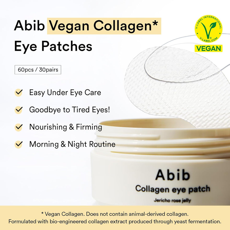 Abib Collagen Eye Patch Jericho Rose Jelly – 60 Patches
