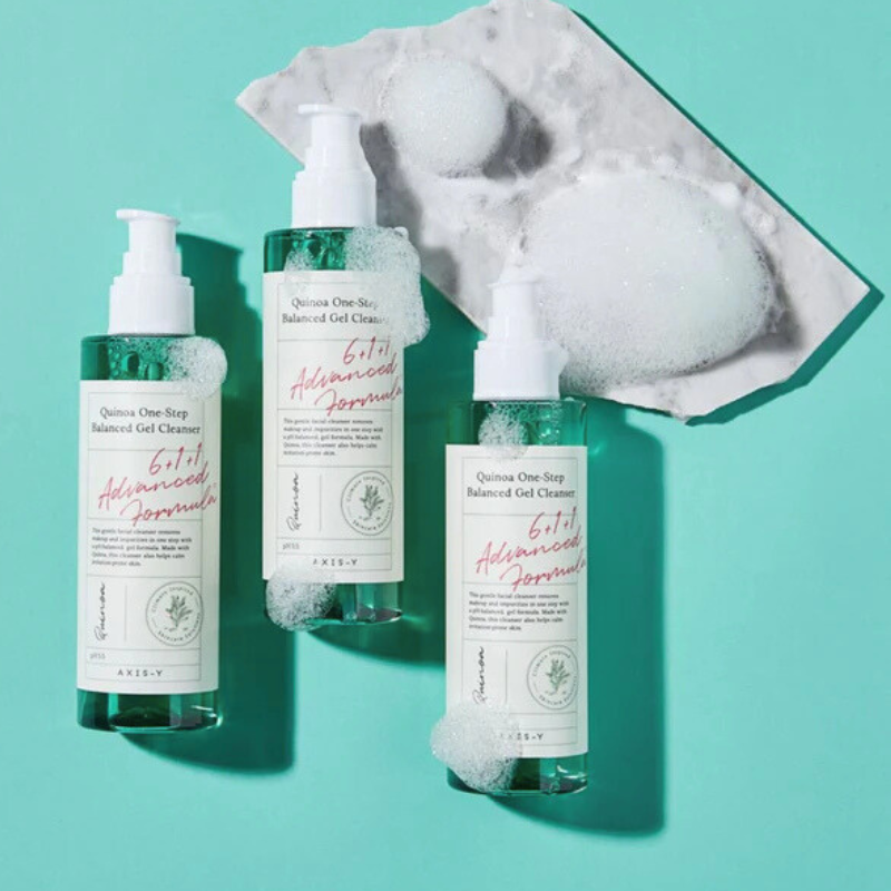 AXIS-Y Quinoa One Step Balanced Gel Cleanser – 180ml