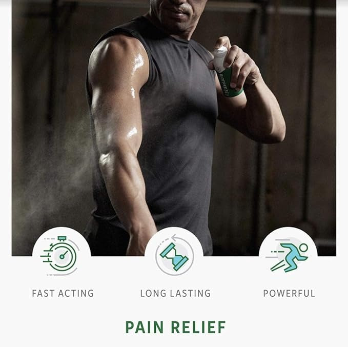 Biofreeze Spray 118ml (2 Pack) – Powerful Cooling Pain Relief for Muscles & Joints
